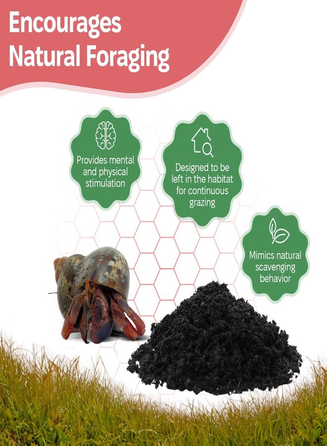 Snout and Shell Organic Pet Hermit Crab Greensand Food Supplement & Worm Castings (Worm Castings) 85 Grams - Image 5